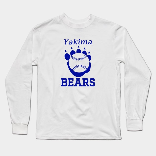 Defunct Yakima Bears Baseball 1990 Long Sleeve T-Shirt by LocalZonly